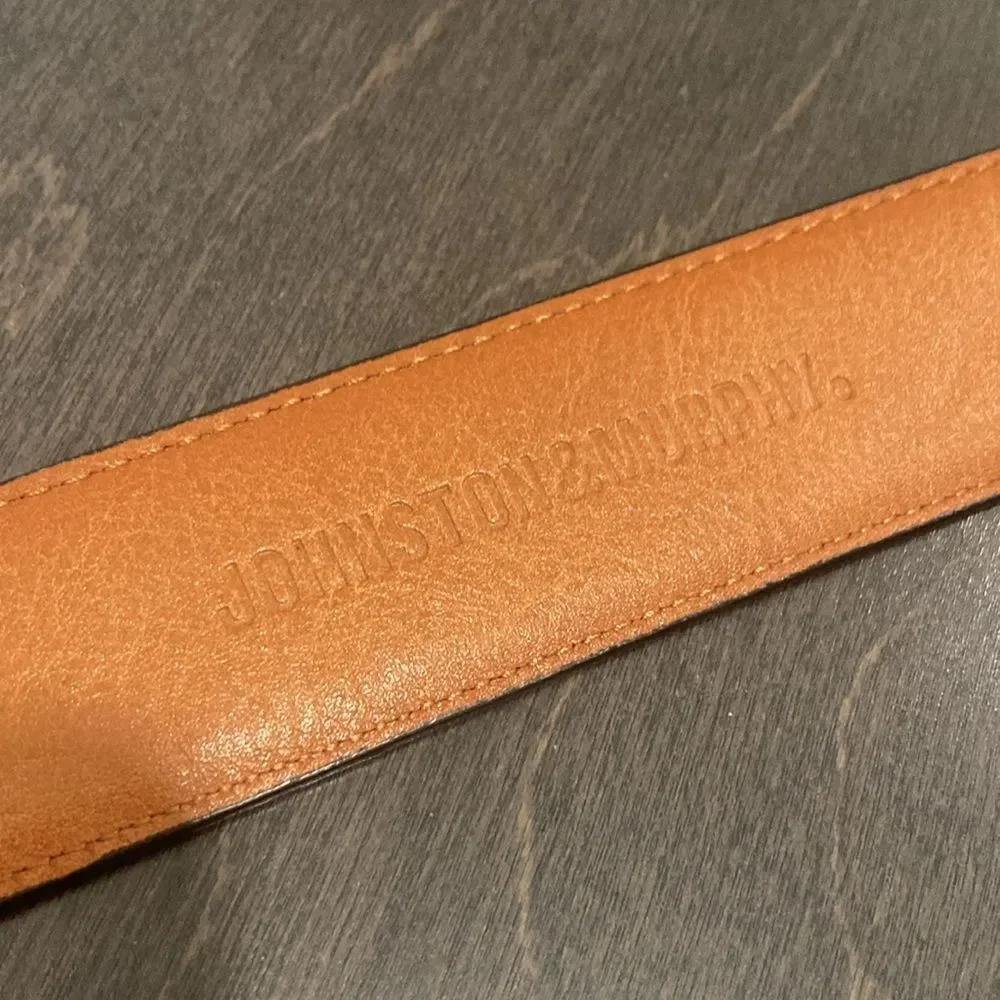 Johnston & Murphy Genuine Leather Belt Business Casual EUC Size 34